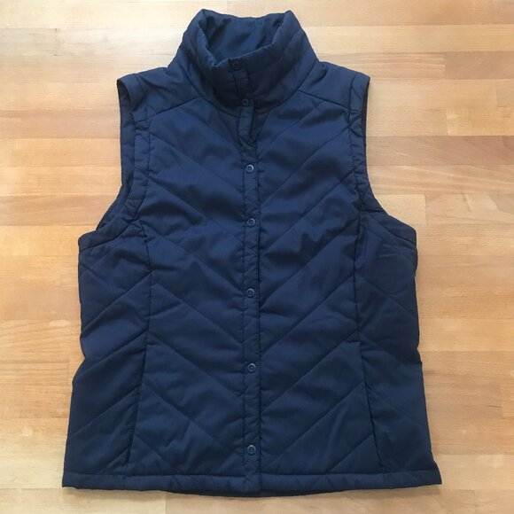 The North Face Puffer Vest Navy Blue XS - Picture 1 of 8